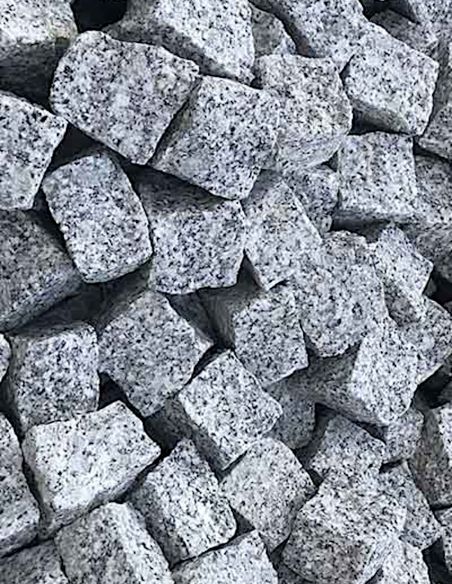 Kostka 8/11cm Granitowa Brukowa Szara