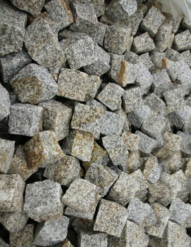 Kostka 7/9cm Granitowa Szaro Brązowa