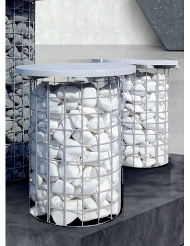 Gabion Taboret Okrągły (bez desek) Gabion Taboret Okrągły (bez desek)