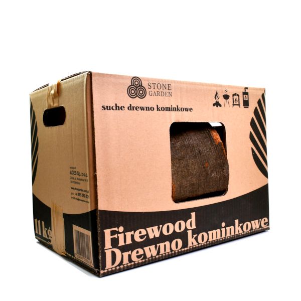 Suche Drewno Kominkowe Karton 11 KG Suche Drewno Kominkowe Karton 11 KG