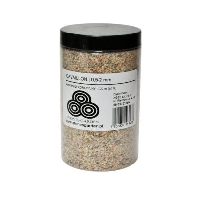 ✅Słoik Kruszywo Cavaillon 0,5-2 mm - stonesgarden.pl ®