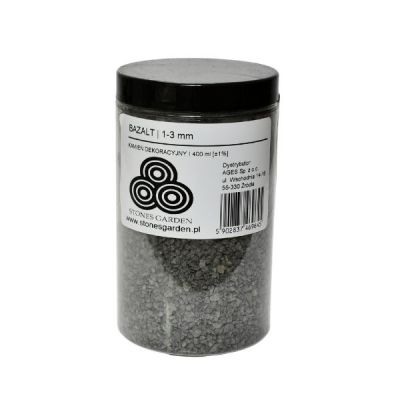 ✅Słoik Kruszywo Bazalt 1-3 mm - stonesgarden.pl ®