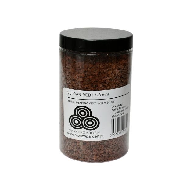 Słoik Kruszywo Vulcan Red 1-3 mm
