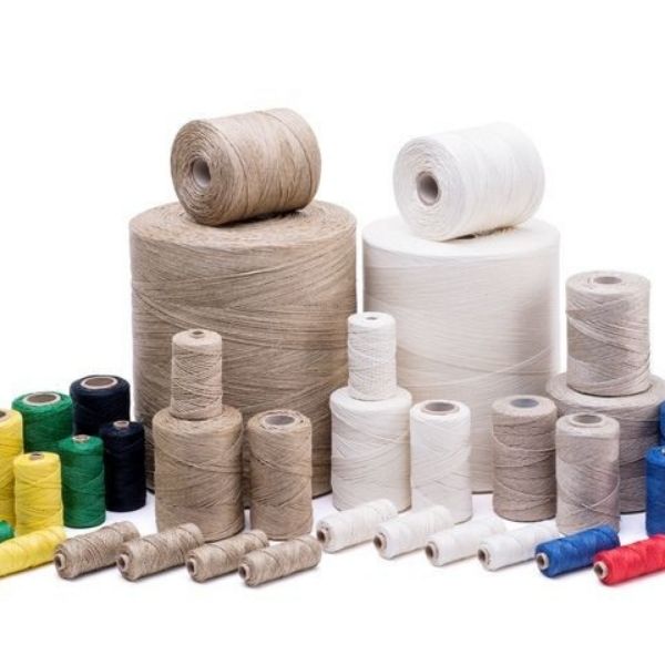 Nici lniane nabłyszczane 100g/120m