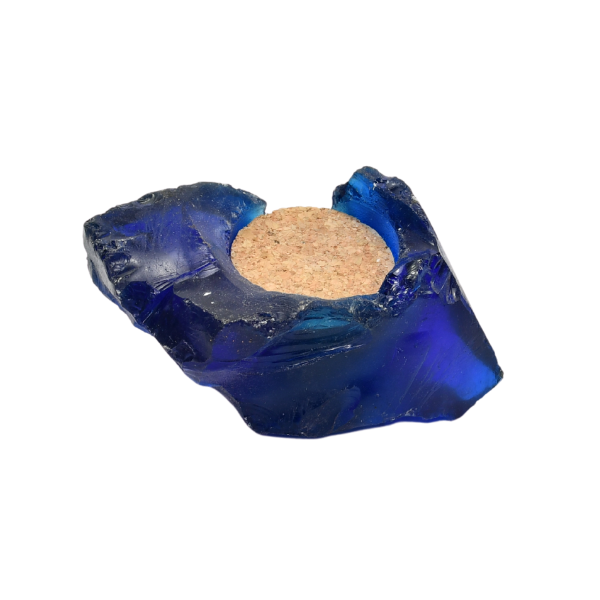 Świecznik Szklany Blue Tealight