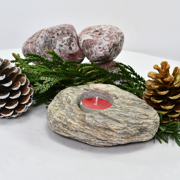Świecznik Kamienny Kora Tealight