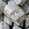 ❤️ Kostka Granitowa 8 x 11 cm SZARO-ŻÓŁTA Obtaczana-Stonesgarden.pl ®