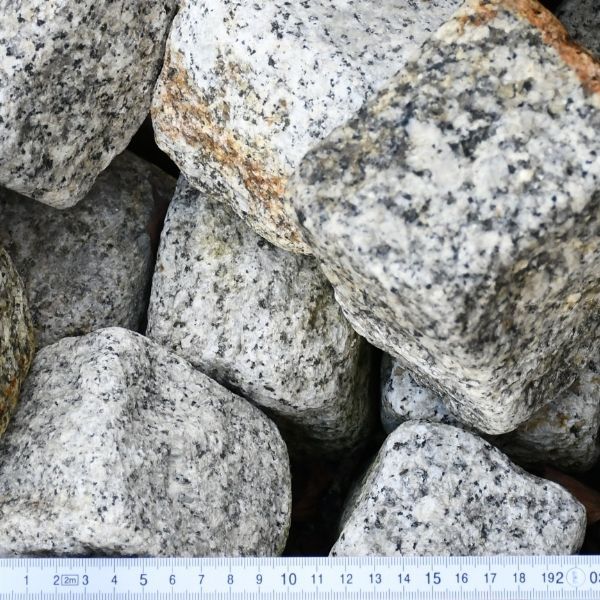 ❤️ Kostka Granitowa 8 x 11 cm SZARO-ŻÓŁTA Obtaczana-Stonesgarden.pl ®