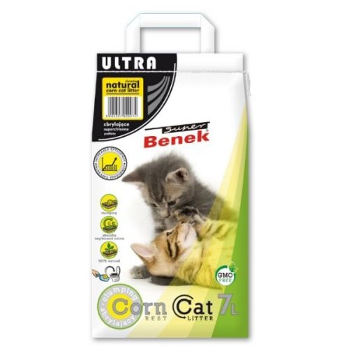 Żwirek Super Benek Corn Cat Ultra Naturalny
