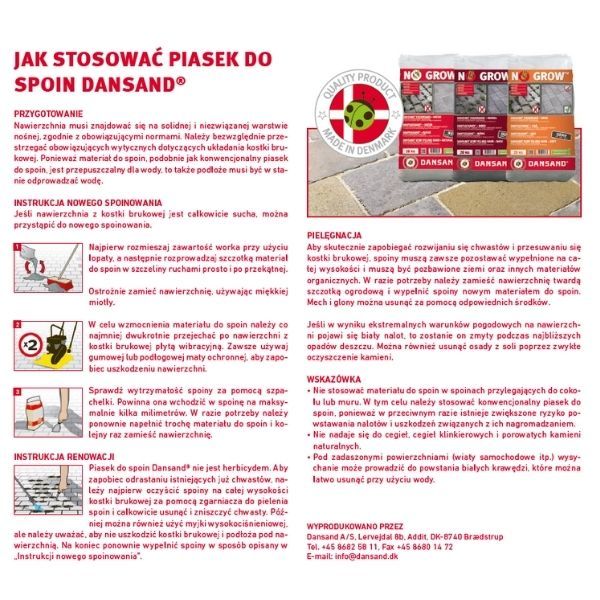 Piasek do Spoin Czarny