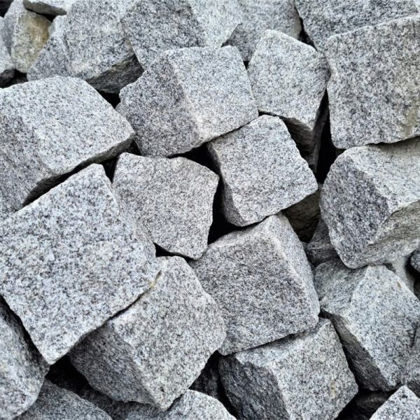 Kostka Granitowa Brukowa Szara 8x11 cm stones-garden